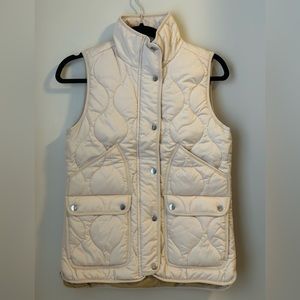J.Crew New quilted excursion vest, XXS
